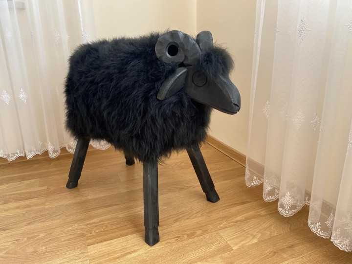 Deko-Widder - Schaf - klassisches Schwarz Typ 2