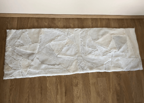 Teppich/Sesseldecke / Creme