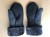 Damenhandschuhe aus Schaffell- schwarz
