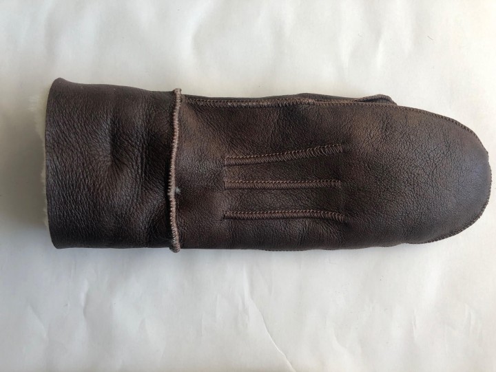 Damenhandschuhe aus Schaffell- Braun